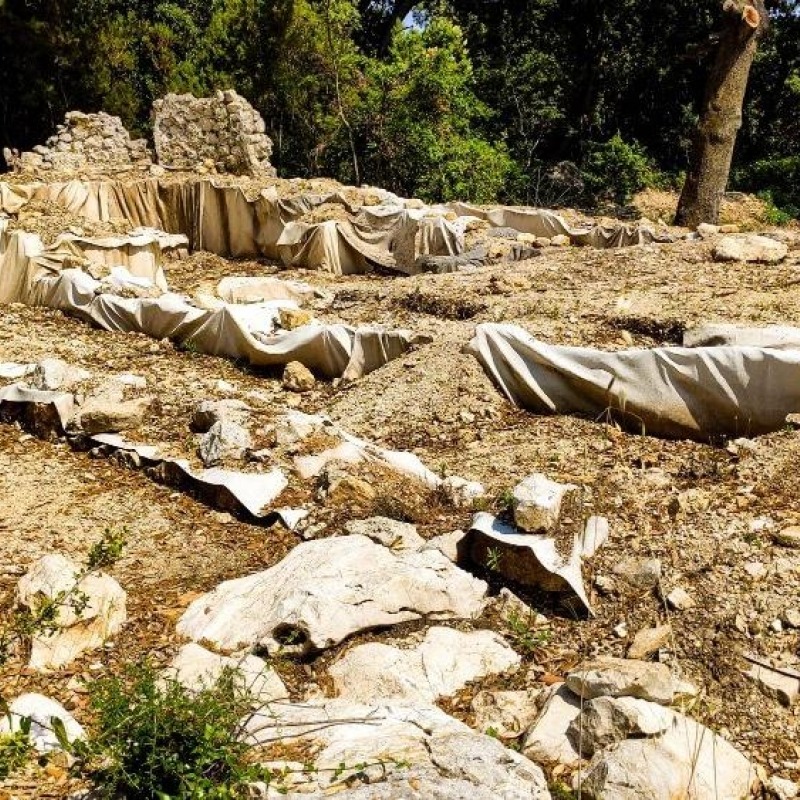 The remains of the Church of St. Cyprian