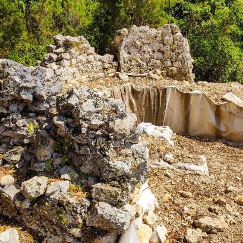 The remains of the Church of St. Cyprian