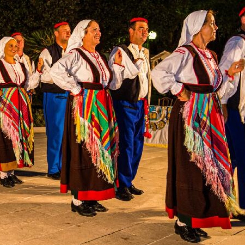 Traditional folk costume of the Island of Rab