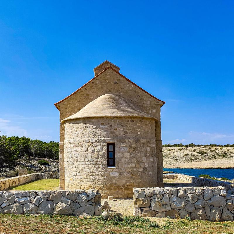 The Church of St. Nicholas on the Sorinj Promontory