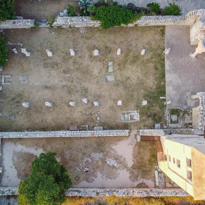 The remains of the Church and Monastery of St. John the Evangelist